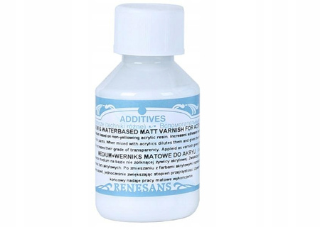 Medium+Werniks Matowy Do Akryli 100 Ml Renesans