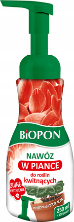 Nawóz w piance do Roślin Kwitnących 250ml Biopon