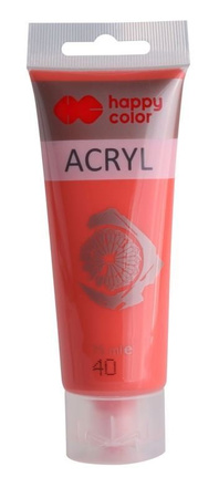 Farba Akrylowa 75 Ml, Koralowy, Happy Color