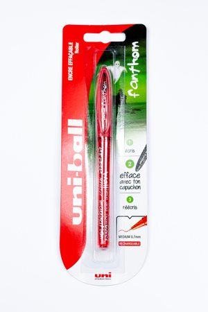 Długopis wymazywalny Fanthom czerwony Uni-ball