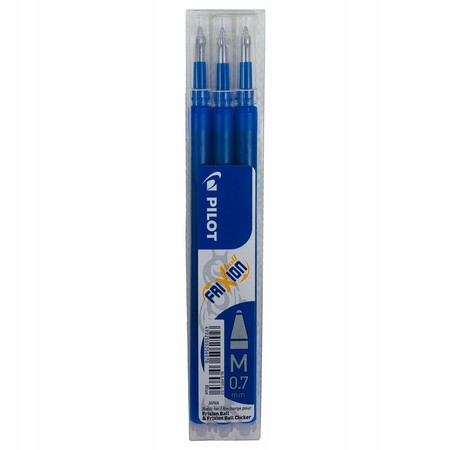 Wkład Wymazywalny Frixion Niebieski 0,7mm 9 szt Pilot