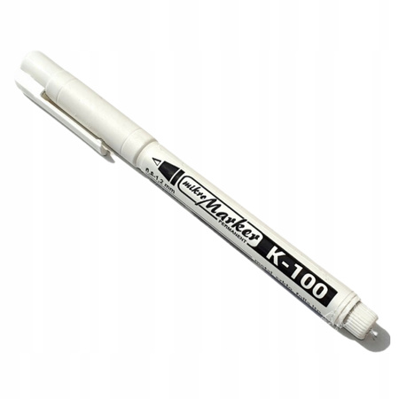 Mikro Marker K100 Permamentny Biały Kamet, 1 sztuka