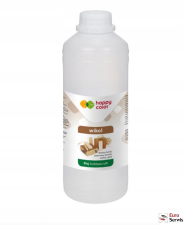 Klej Wikol premium, butelka 500g, Happy Color