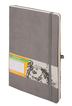 Notes Impresja A5 Kratka Szary Antra