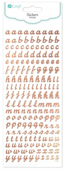 Naklejki Alfabet, 168 Szt. Dpcraft