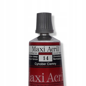 Farba Maxi Akryl 60 Ml 14 Cynober Ciemny Renesans