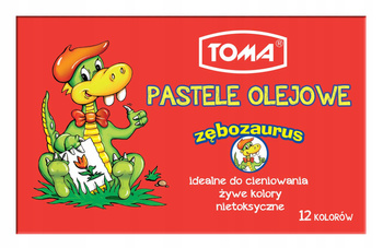 Pastele Olejne Deluxe 12 Kol. To-584 Toma