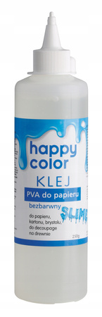 Klej Do Papieru Pva Butelka 250g Happy Color