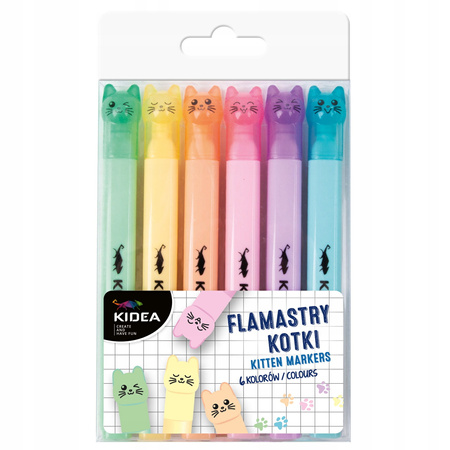 Flamastry 6kol.Kotki Fk6kka Derform