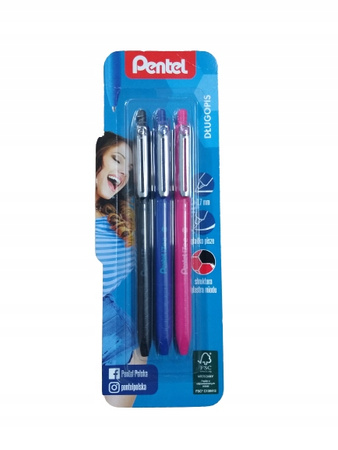 Długopis iZee BX467 3 kolory Pentel