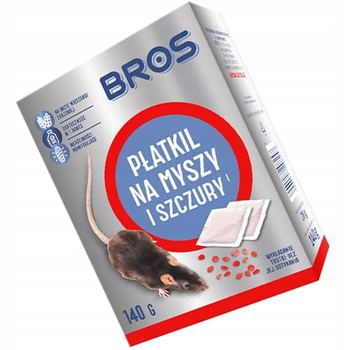 Płatkil Na Myszy Szczury 140GR Bros