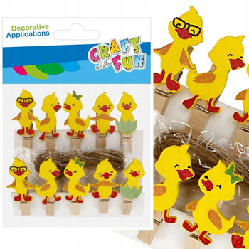 Ozdoba Dek Drew Spinacz Kurczacz 10szt Starpak