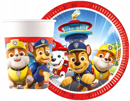 Talerz Pap  200 Paw Patrol Go Op8szt Foliowy Starpak