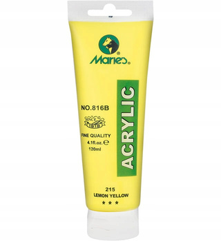 Farba Akrylowa Żółta Maries 816B-215 120 Ml Kw Trade