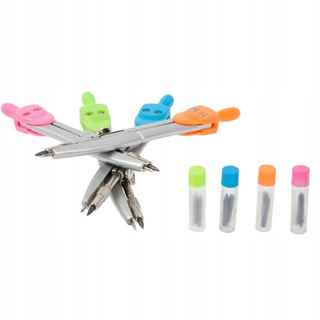 Cyrkiel Metal+Grafit Etui Starpak, 1 sztuka qx