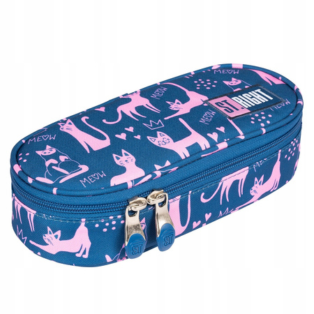 Piórnik saszetka usztywniona z wewnętrzną klapką PC1 LAZY CATS