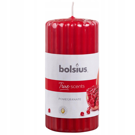 Świeca Pieńkowa Zapachowa 120/58 True Scents Granat Bolsius