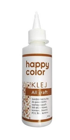 Klej All Craft, Butelka 100G, Happy Color