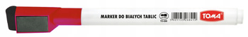 Marker Suchościeralny z Magnesem Czerwony TO-268 Toma, 1 sztuka