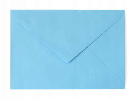 Koperta B6 Gładki Niebieski 150gr 10szt Galeria Papieru