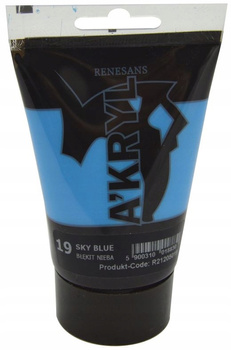 Farba A'Kryl 100 Ml 19 Błękit Nieba Renesans