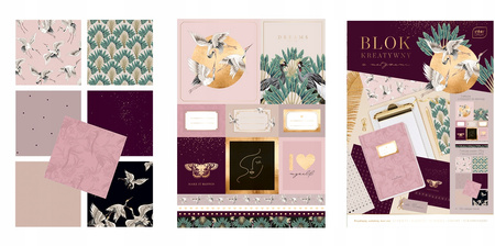 Blok Kreatywny A4+Nak. Satin G Interdruk