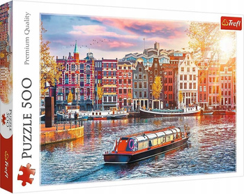 Puzzle 500 Amsterdam Holandia Trefl