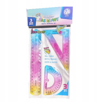 Zestaw Geometryczny Pastelowy 3 El. Astra