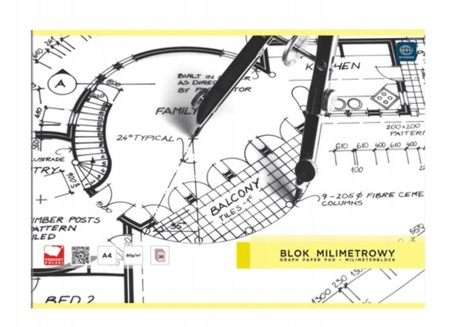 Blok Milimetrowy A4 Interdruk