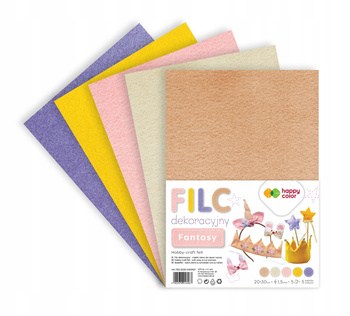Filc 20x30cm 5k Fantasy Happy Color