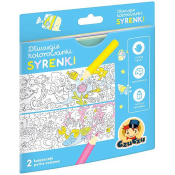 Dłuuugie Kolorowanki Syrenki Czu Czu