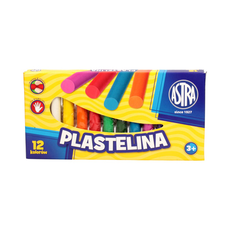 Plastelina Astra 12 kolorów Astra