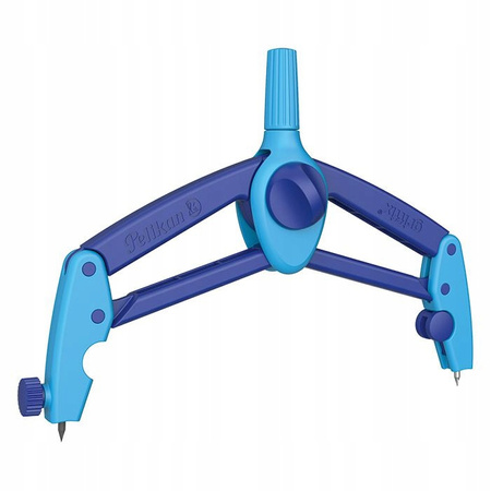 Cyrkiel Griffix Niebieski Herlitz