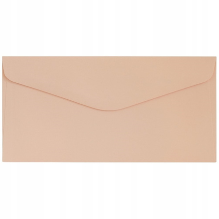Koperta Dl Gładki Brzoskwi.120g 10szt Galeria Papieru