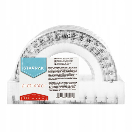 Kątomierz 180 10cm Starpak