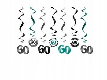 Świderki Sixty, Mix, 60 Cm Partydeco