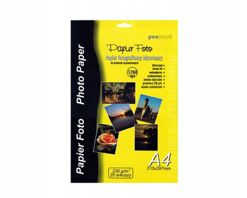 Papier Photo Fotograficzny 230g A4 20 Ark Penword