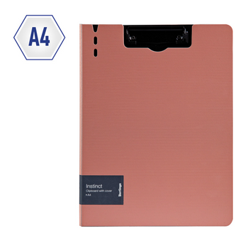 Clipboard Deska Instinct A4 Składany, Z Klipsem, Różowy Berlingo