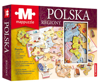 Mappuzzle Polska Regiony Demart