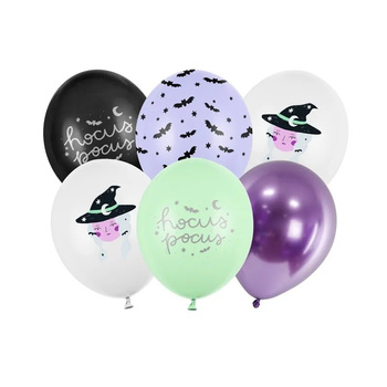 Balony 30 Cm, Witch, Mix Partydeco