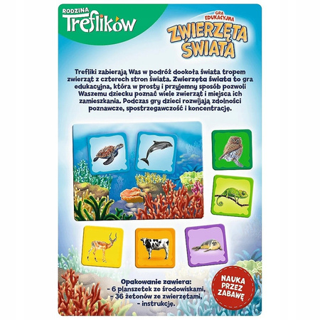 Rodzina Treflików Zwierzęta Świata Trefl