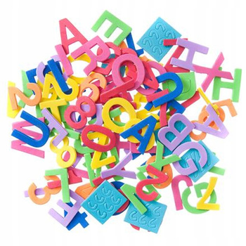 Naklejki Z Pianki Litery I Cyfry, 94 Szt. Dpcraft