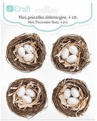 Mini Gniazdka Dekoracyjne 5,5 Cm, 4 Szt Incood