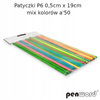 Patyczki Drewniane 50 szt 0,5Cmx19Cm Mix Kolorów Penword
