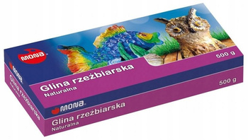 Glina Rzeźbiarska Naturalna Mona 500 G Majewski
