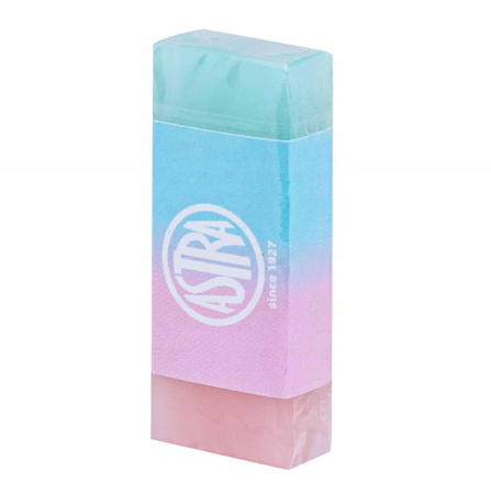 Gumka ASTRA pastelowa dwukolorowa