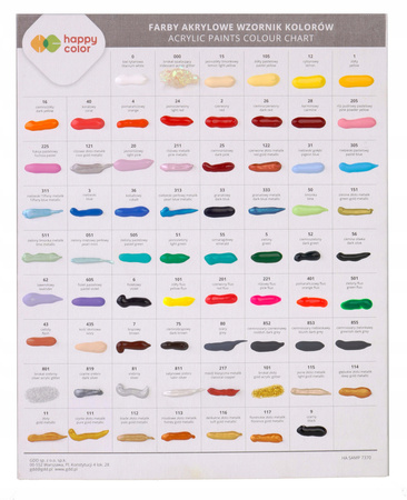 Farba Akrylowa 75Ml, Pomarańczowy Fluo, Happy Color