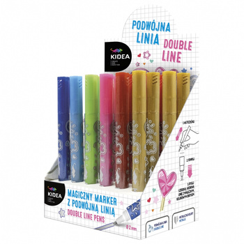 Magiczny Marker Podwójna Linia Kidea Derform mix 1 sztuka