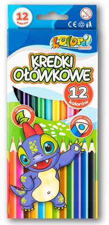 Kolori Kredki Ołówkowe 12kol Trójkątne Penmate