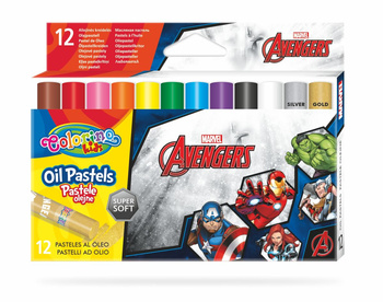 Pastele Olejne 12 Kol Avengers Colorino